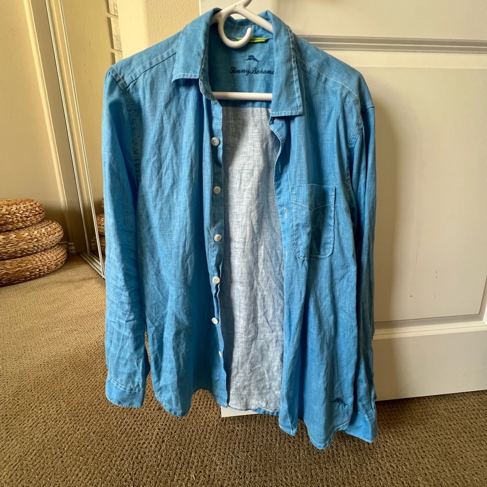 Tommy Bahama Light Blue Casual Shirt